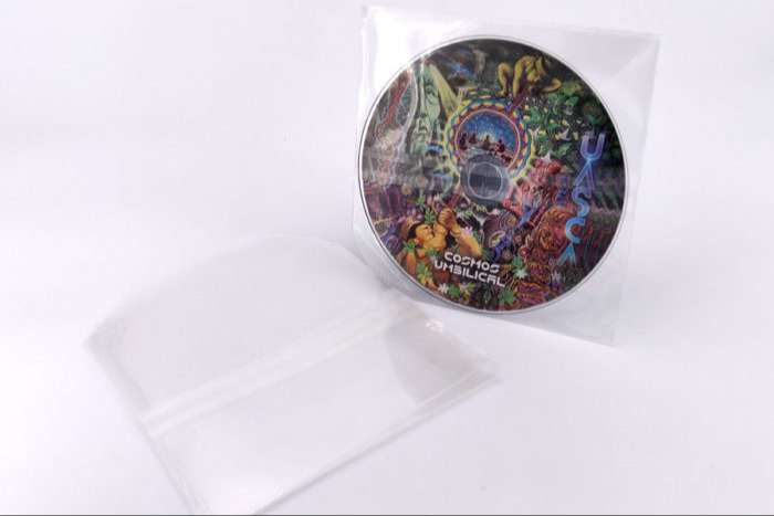 Gravage CD conditionné en pochette plastique