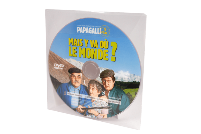 Pressage DVD Pochette Plastique